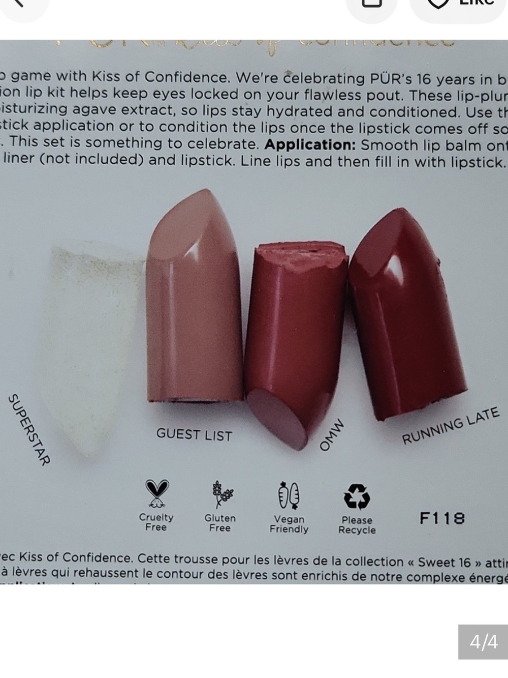 PÜR Lipstick Trio — (200) - Picture 3 of 3